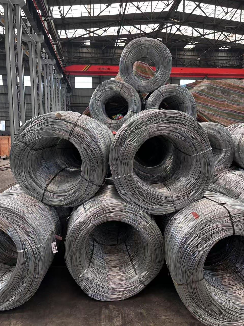 BWG12 2.48mm Q195 Carbon Steel Electro Galvanized Nail Wire Zinc-Coated Iron Wire Coil Tie Wire Cut-to-Order